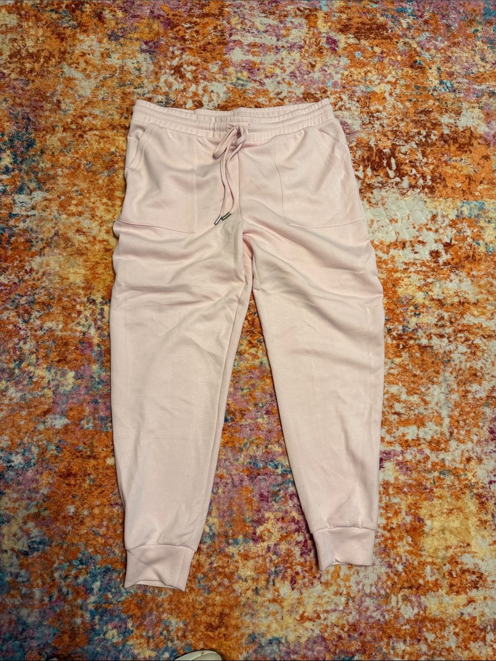 Kids Pink Jogger Pants - Soft Drawstring Bottoms
